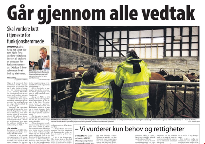 Faksimile fra Helgelands blad