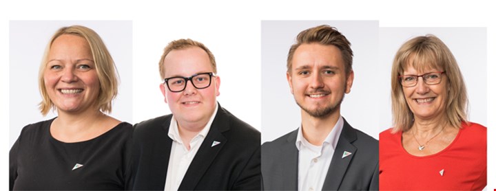 stortingsrepresentantene Mona Fagerås, Karin Andersen, Freddy André Øvstegård og Eirik Faret Sakariassen 