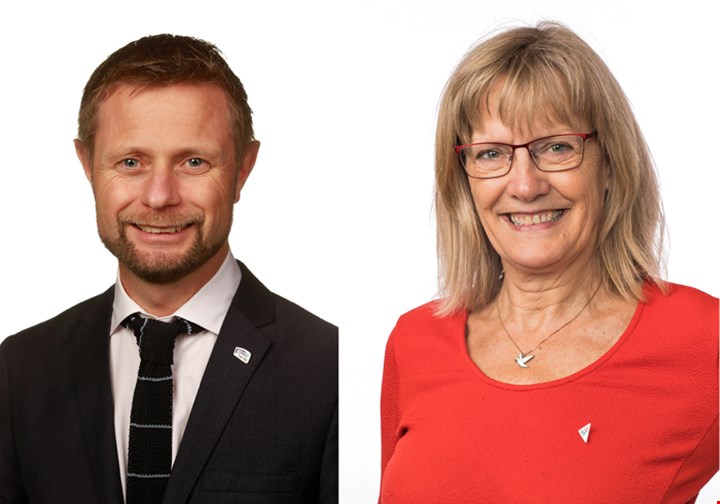 Bent Høie og Karin Andersen