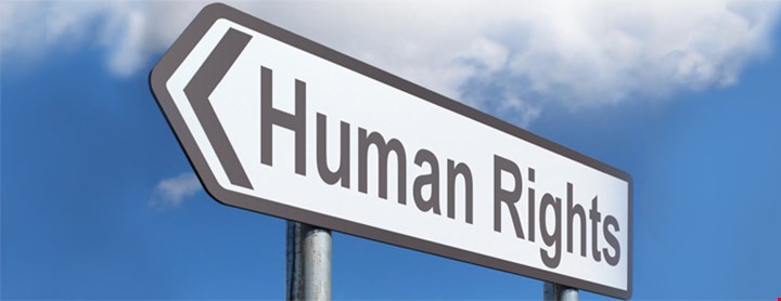 Skilt: Menneskerettigheter