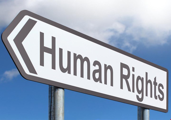 Skilt: Menneskerettigheter