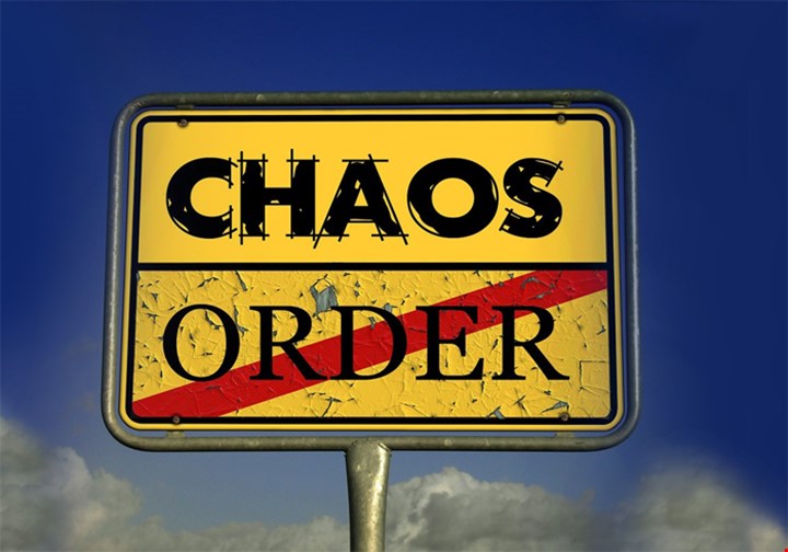 Skilt: Kaos