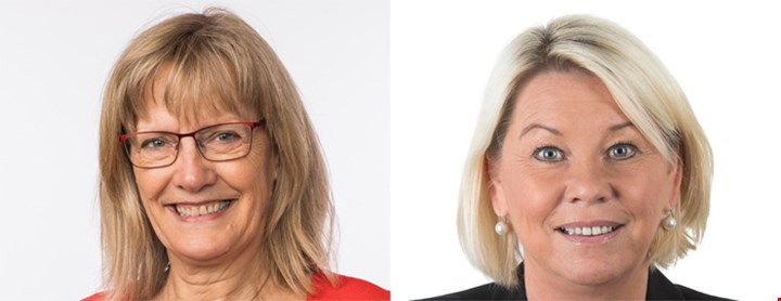 Karin Andersen og Monica Mæland