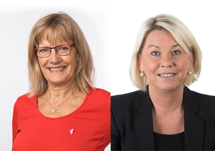 Karin Andersen og Monica Mæland