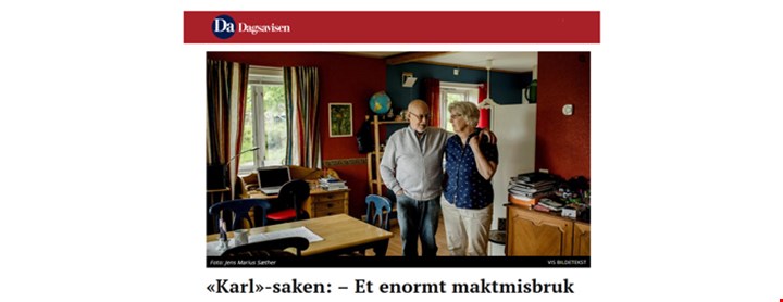 Faksimile fra Dagsavisen