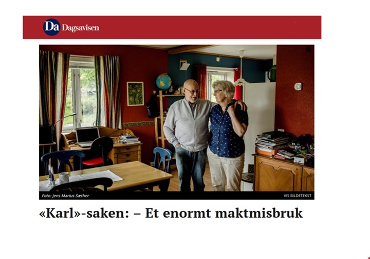 Faksimile fra Dagsavisen
