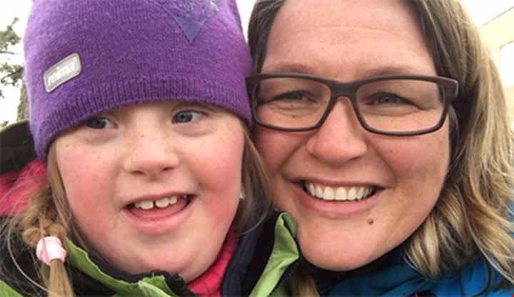 Laila Pedersen og datter
