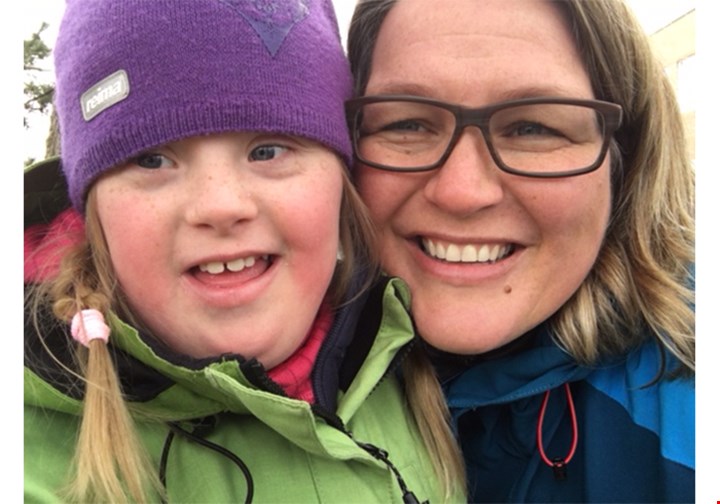 Laila Pedersen og datter