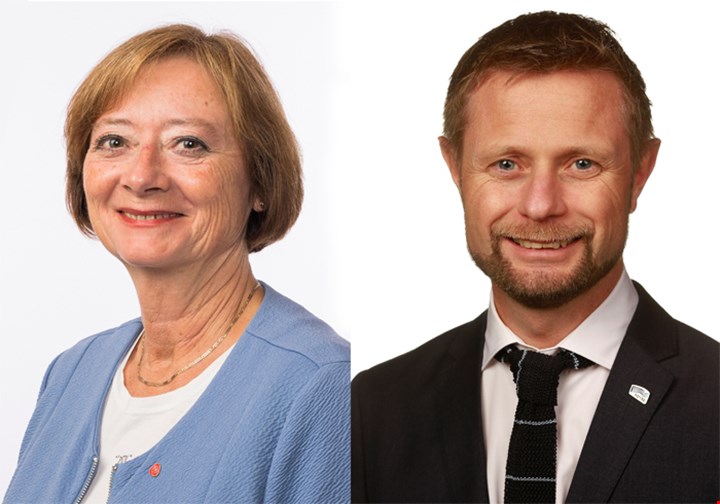 Lise Christoffersen og Bent Høie