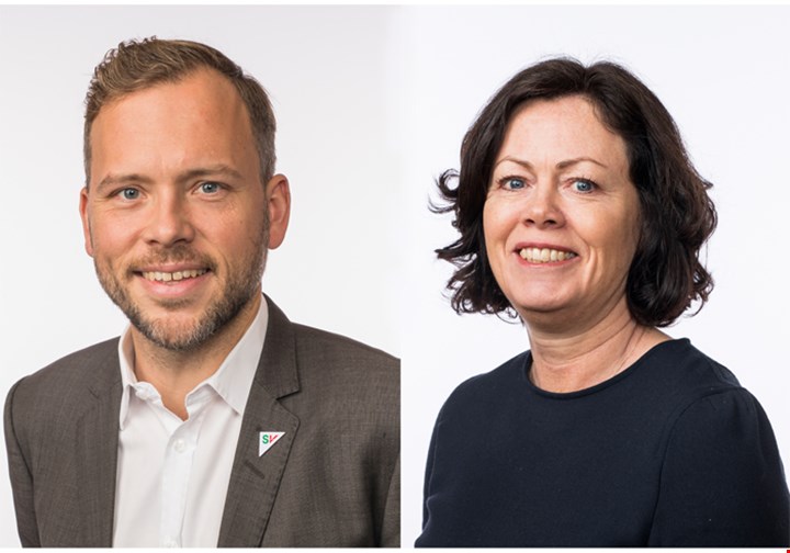 Audun Lysbakken og Solveig Horne