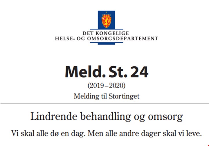 Melding om palliasjon