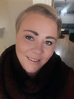 Monika Andersen, leder i NFU Arendal og Grimstad lokallag