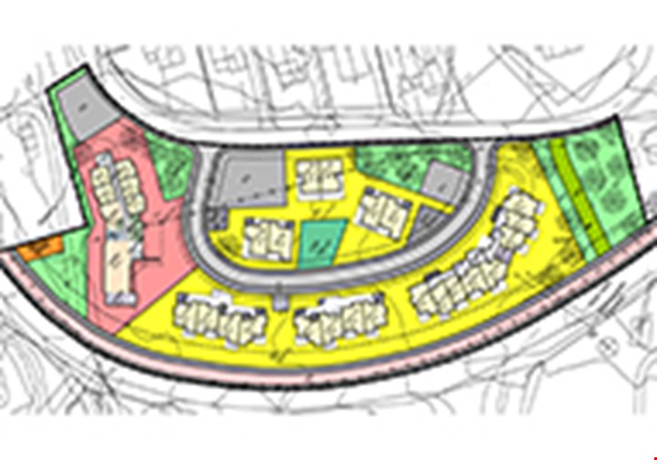 Tegning av planlagt prosjekt i Alta