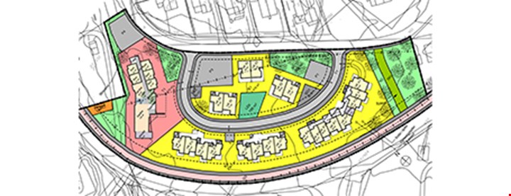 Tegning av planlagt prosjekt i Alta