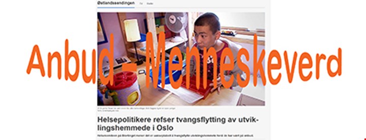 Faksmile fra NRK sine nettsider