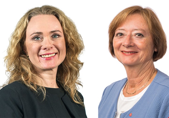 Anniken Hauglie og Lise Christoffersen