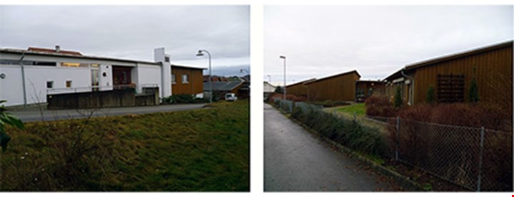 Foto av ulike deler av barne- og avlastningsboligene i Bjørn Farmannsgate