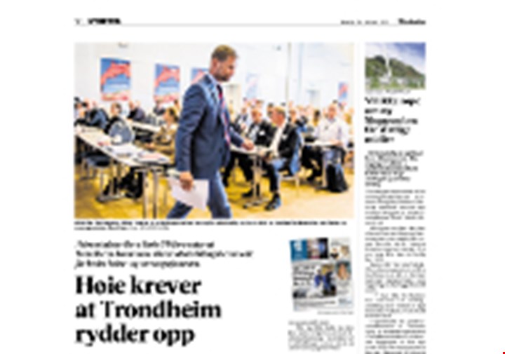 Faksimile fra Adresseavisa