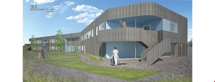 Tegning av bofellesskap