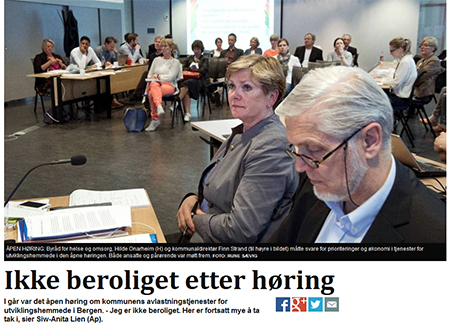 Utklipp fra Bergens Tidende