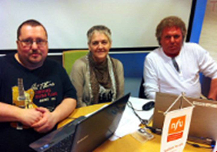 Foto av leirstyret: Tom Roger, Lillian og Odd Kåre