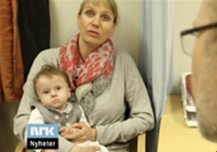 Skjermbilde fra Lørdagsrevyen