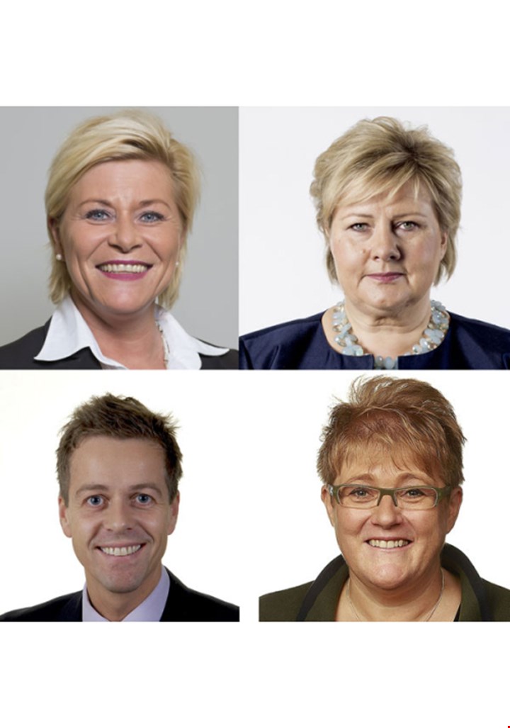 Partilederne til budsjettkameratene