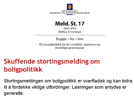 Utklipp av NFU sine nettsider