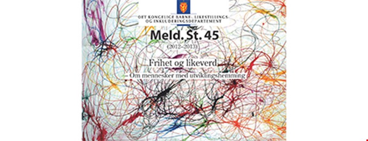 Illustrasjonen som var på stortingsmeldingen