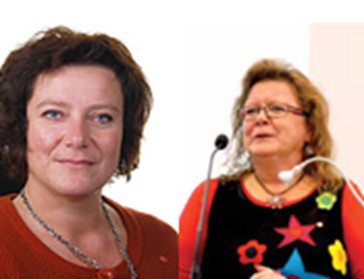 Foto av Tove Linnea Brandvik (Ap) og Wenche Olsen (Ap)