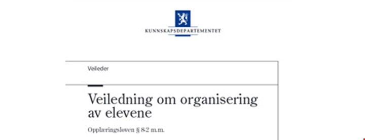 Foto av veilederens forside