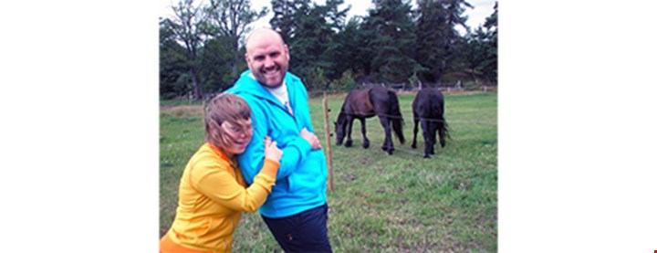 Vidar og datteren Luna