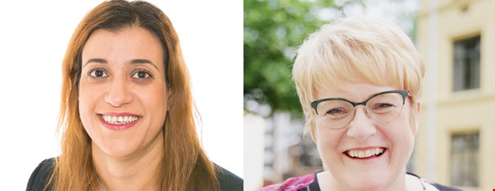 Sheida Sangtarash og Trine Skei Grande