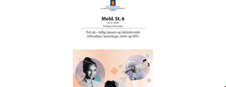 Forsiden til st.meld. Tett på