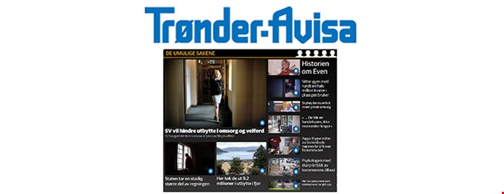 Faksimile av Trønder-Avisa