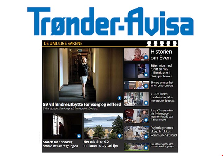 Faksimile av Trønder-Avisa