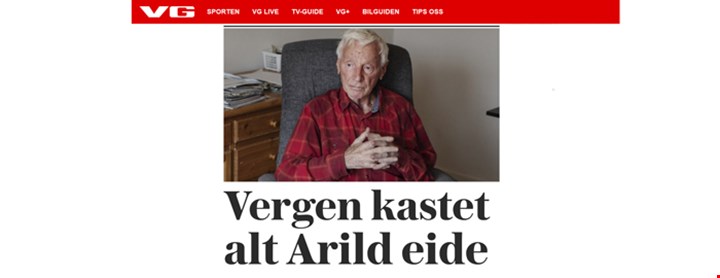 Faksimile fra VG