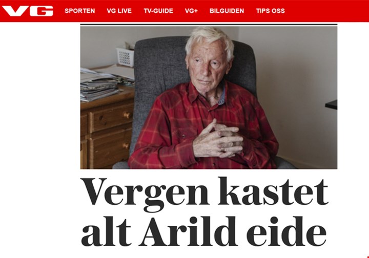 Faksimile fra VG